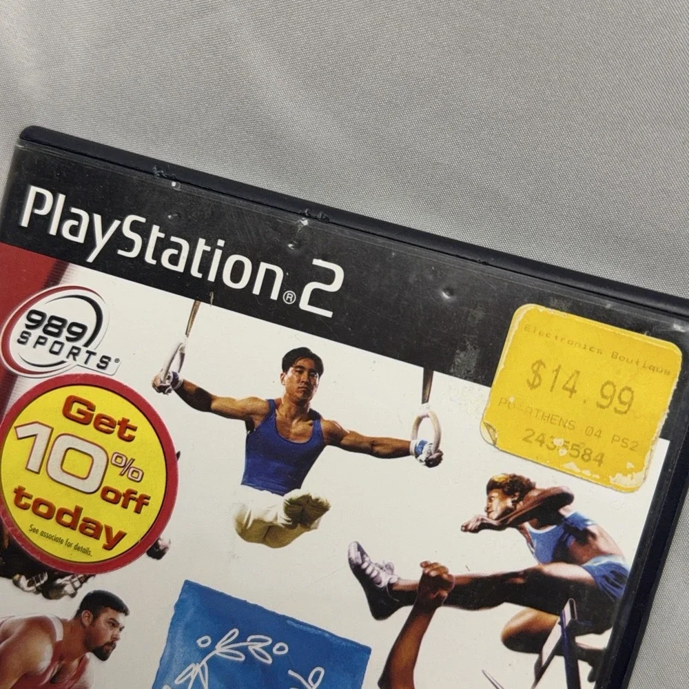 Athens 2004 Official Video Game Olympic Games Sony PlayStation 2 PS2 CIB